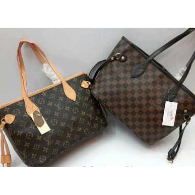 Tas Import/Tas Branded/Tas Kw/Tas Murah/Lv Neverfull Size S Kw 1