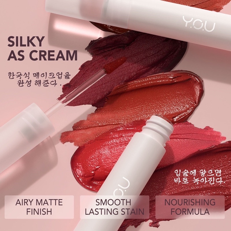 YOU Cloud Touch Fixing Lip Tint Long Lasting Lip Stain