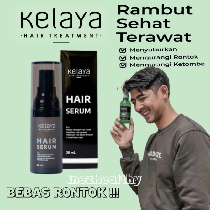 Serum Kelaya Hair Treatment Perawatan Rambut Rontok Pelebat Rambut Original BPOM