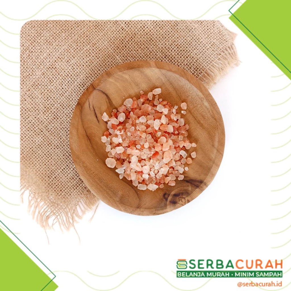 

Garam Himalaya Kasar | Rock Himalayan Salt | Curah per 100 gr | Kemasan Kertas