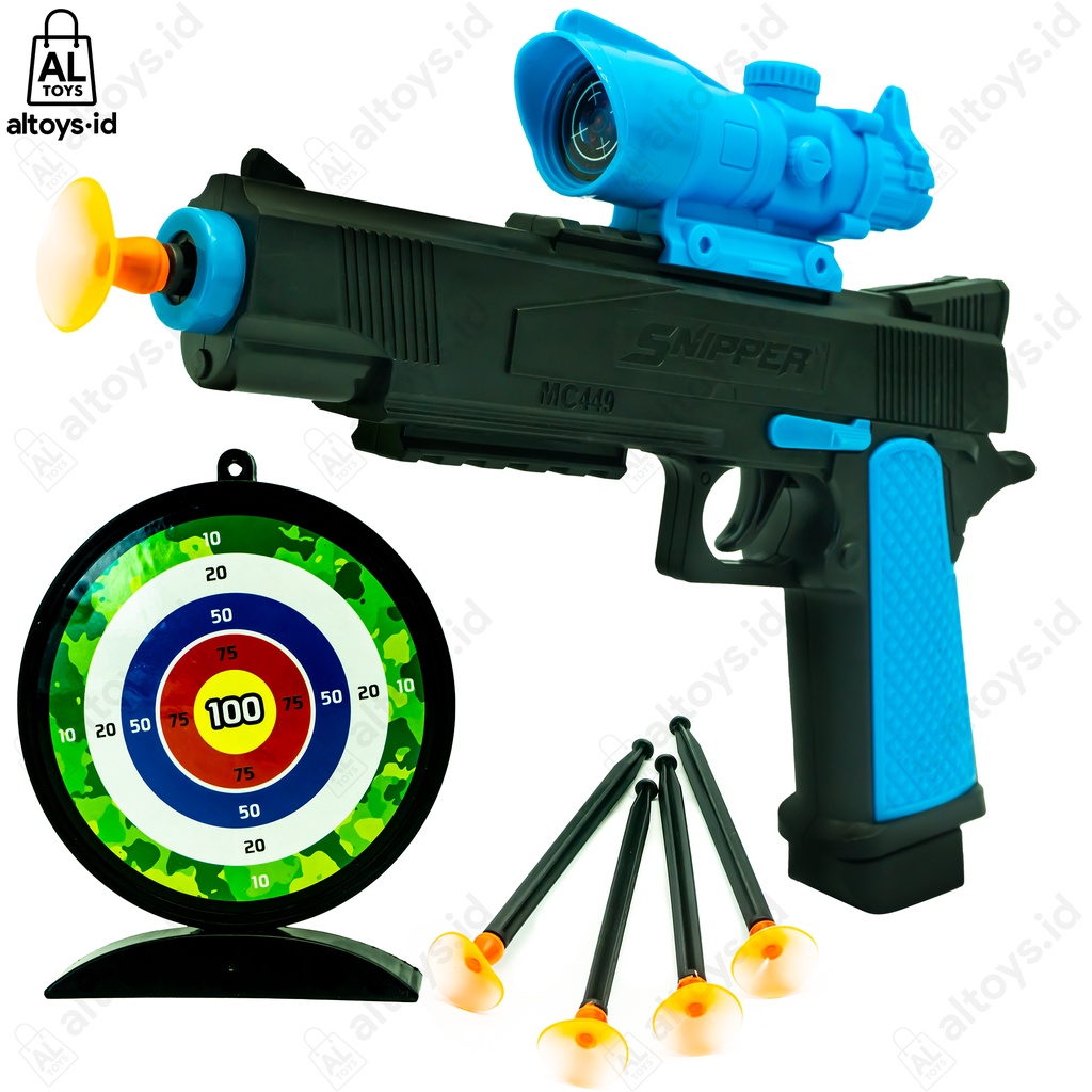 Mainan Tembak Ourdoor Pistol Sniper AMT Guns MC449