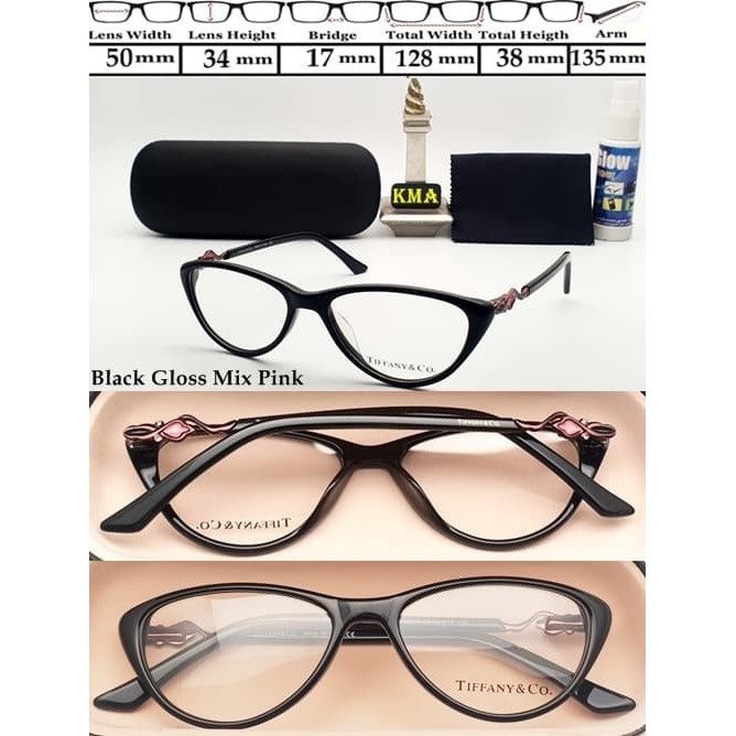 Kacamata minus TIFFANY & Co frame kacamata cat eye minus premium