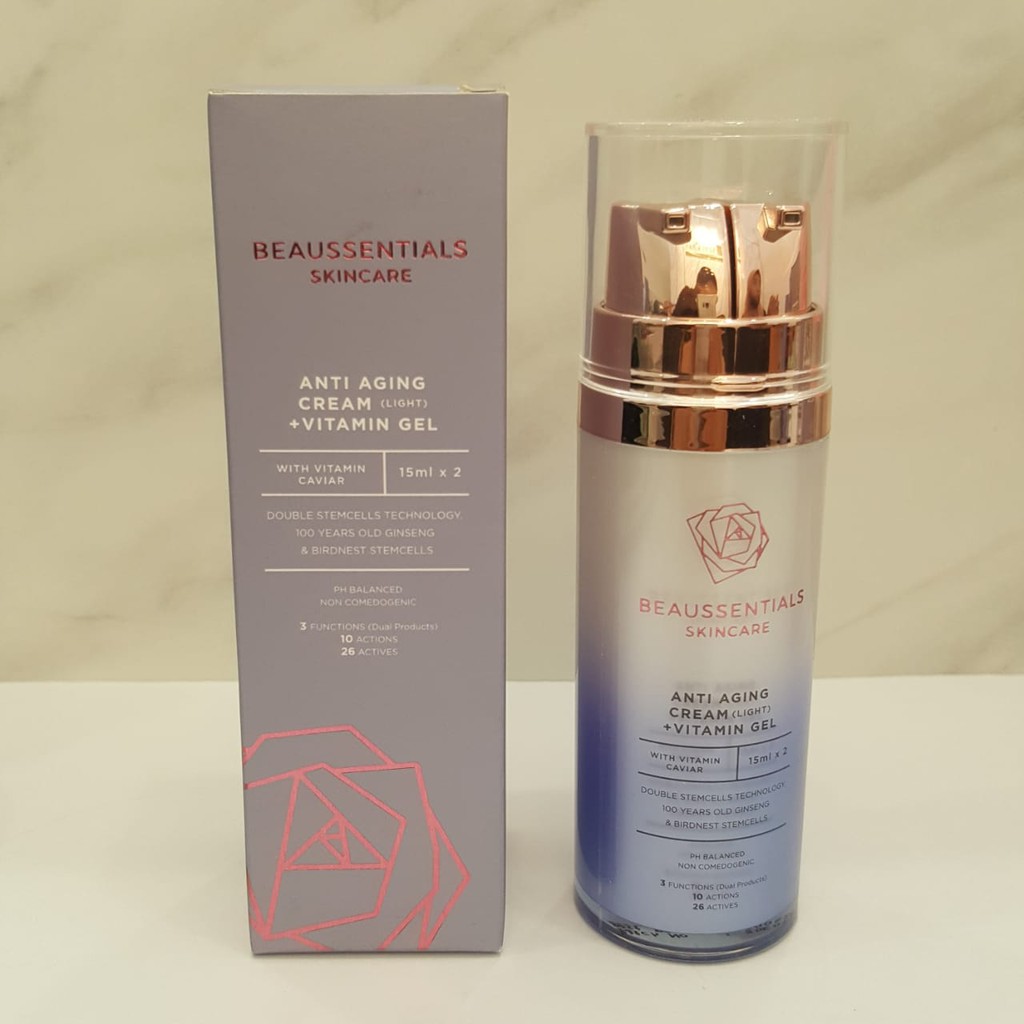 Beaussentials Anti Aging Cream + Vitamin Gel (Light)