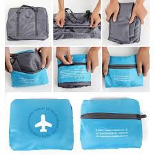 FLIGHT FOLDING BAG - FOLDABLE TRAVEL BAG - HAND CARRY TAS LIPAT TAS JINJING