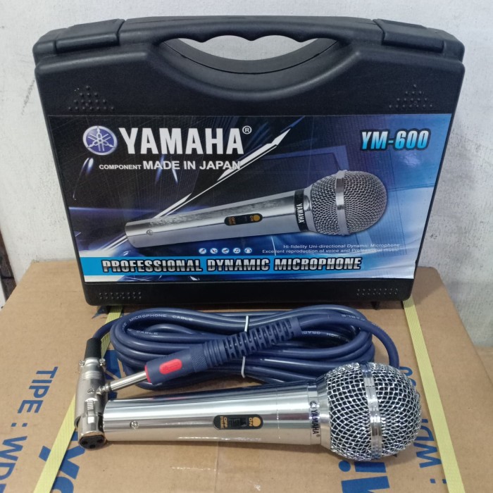 microphone legendary Vocal yamaha YM-600 +Koper new japan tecnologi