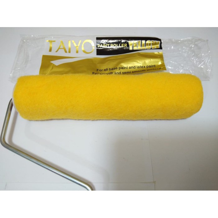 Kuas rol taiyo kuning / kuas rol bulu cat tembok / paint roller
