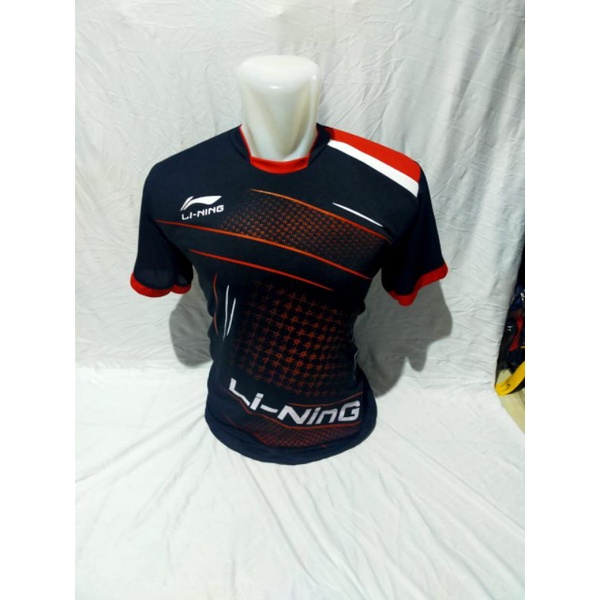 baju badminton lining / kaos badminton lining / baju badminton pria / kaos badminton pria / baju pri