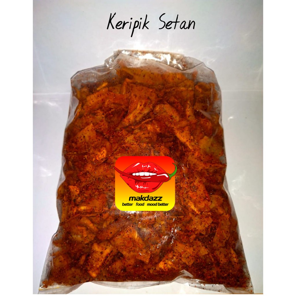 Jual Keripik Setan Kripset Keripik Singkong 250gr Shopee Indonesia