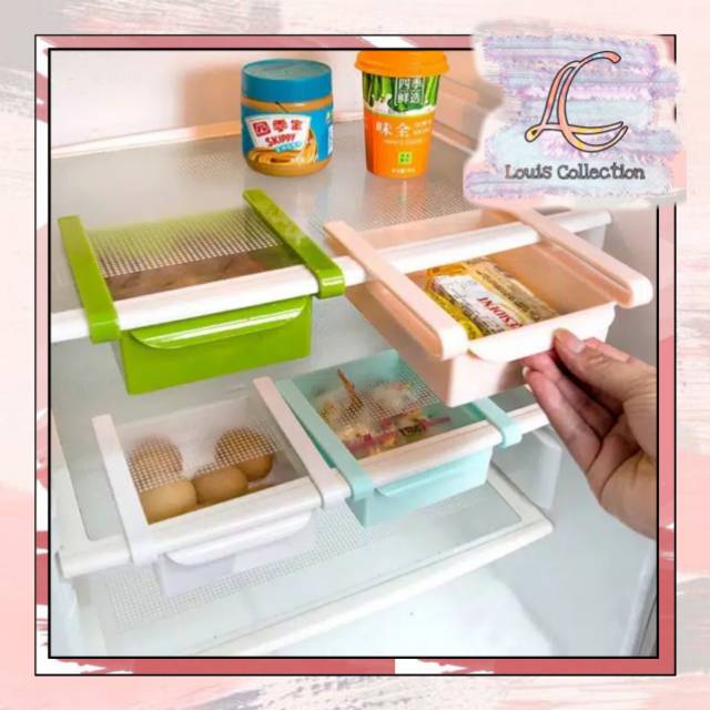 LC316 Rak kulkas sliding rack multifunction | Shopee Indonesia