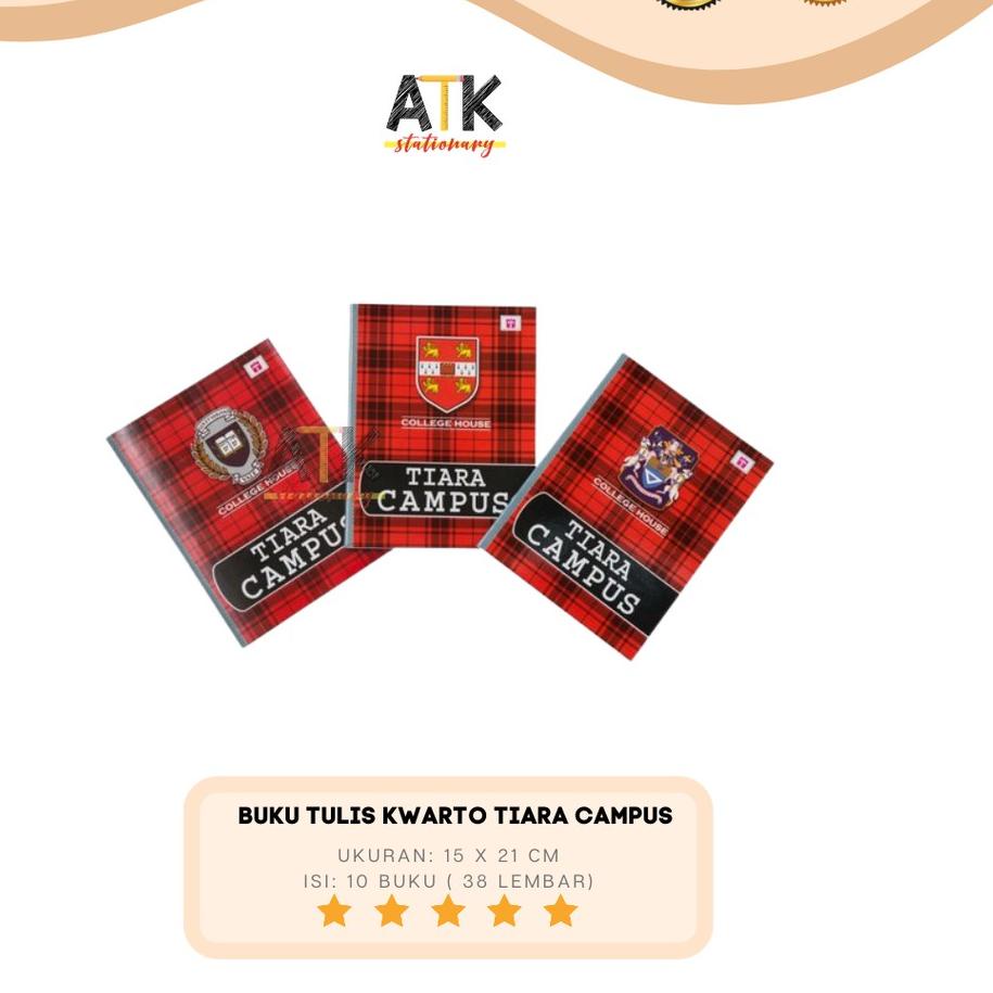 

Best! Buku Tulis Campus Tiara Kwarto 38 Lembar atk