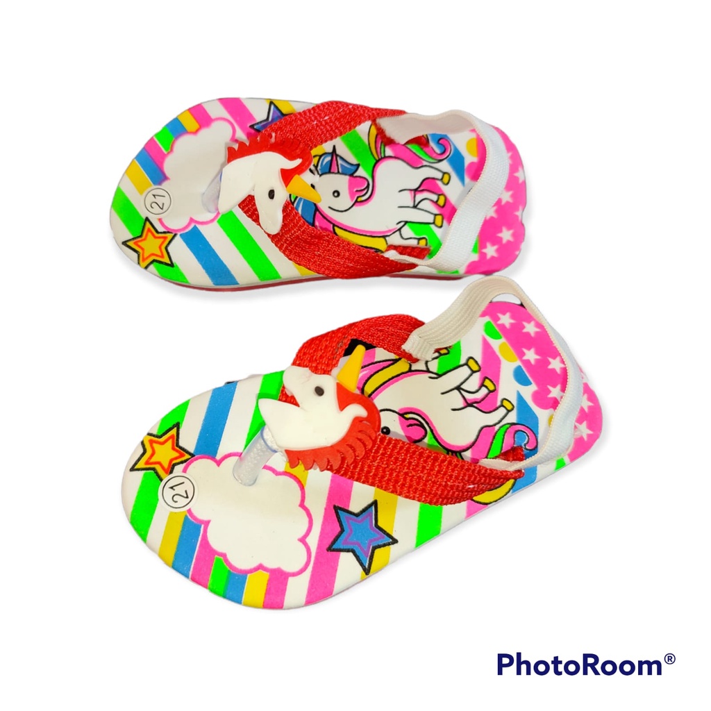 Sandal anak baby cewe motif kuda pony