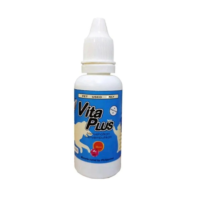 Vita Plus 30ml Multivitamin Kucing/Anjing/Kelinci