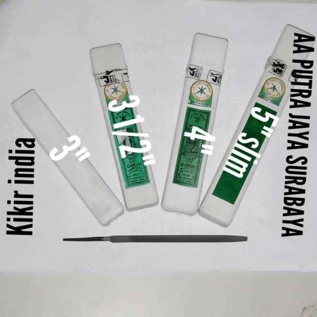 Kikir segitiga india 3" jk file