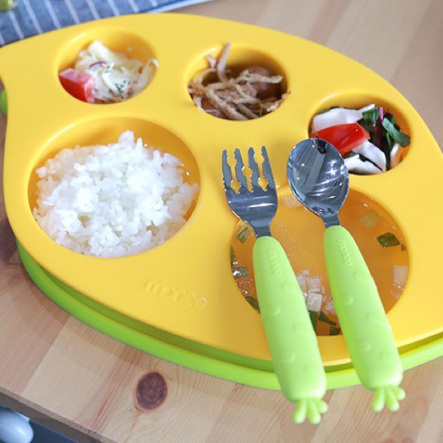 MONEE Kids Silicone Food Plate &amp; Cover Food Plate (Dijual Terpisah)