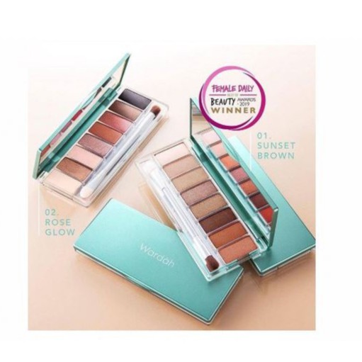 ☘️Yuri Kosmetik☘️ Wardah Exclusive Eyeshadow Pallete