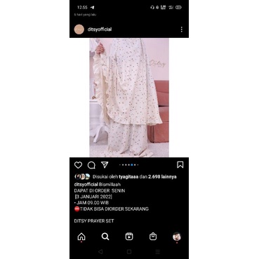 Ditsy Prayer set Cicera White Booked Mb Eka