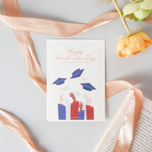 Happy Graduation Greeting Card / Kartu Ucapan