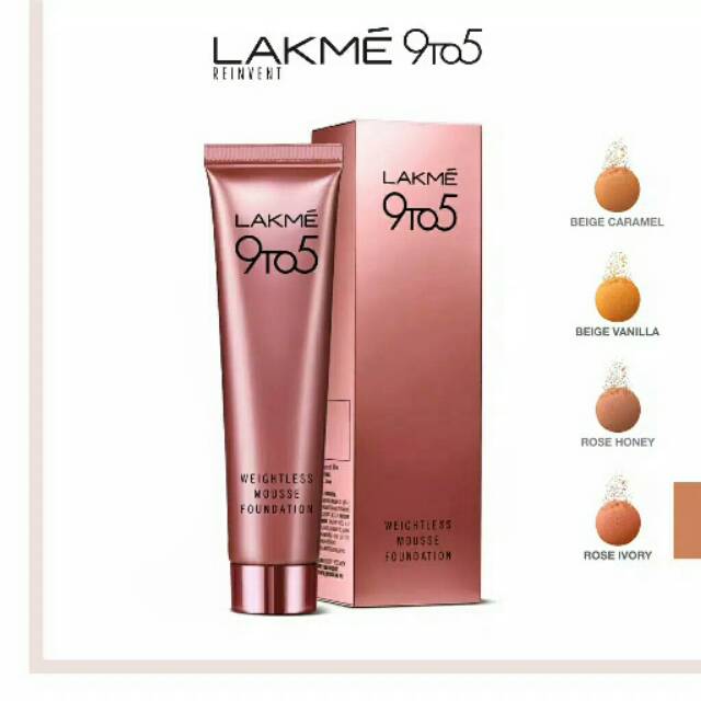 LAKME 9to5 Weightless Mousse Foundation
