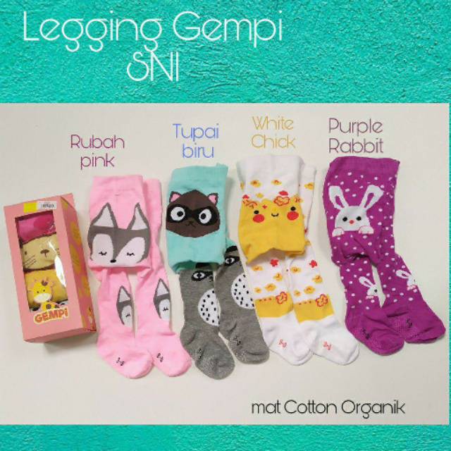 Legging Bayi Gempi Cotton Organik
