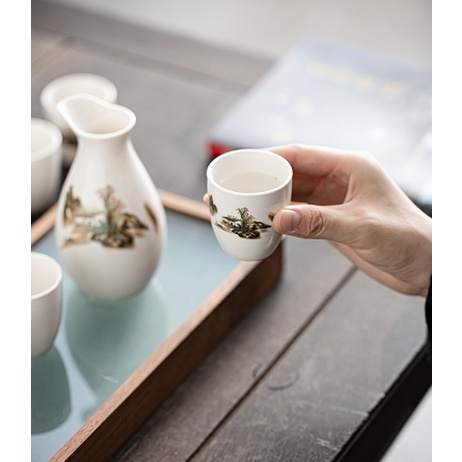 Chinese Tea pot set  Ceramic Free Gift Box