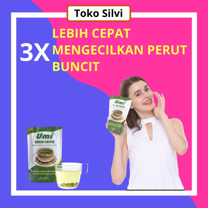 Umi Green Coffee Coffe Original Herbal Pelangsing Murah Penurun Berat Badan