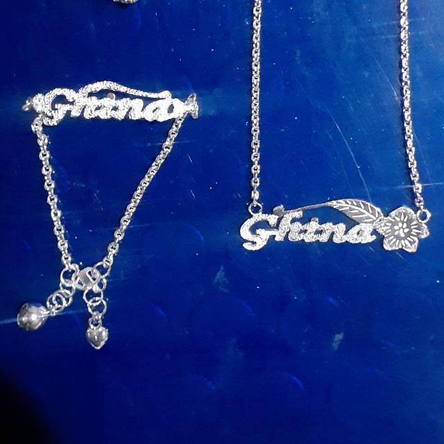 Kalung set anak...perak murni