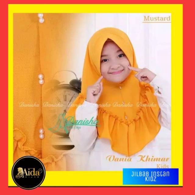 Ns FC HIJAB RANIA KIDS, Hijab, Hijab instan, jilbab anak-anak, kerudung, khimar, hijab,