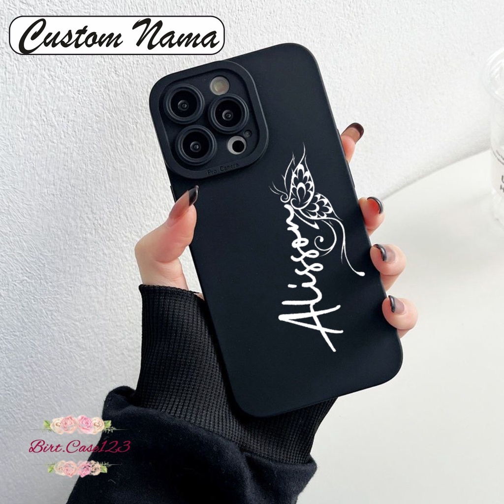 SOFTCASE CASE SILIKON PROCAMERA CUSTOM NAMA OPPO VIVO SAMSUNG REALME XIAOMI IPHONE INFINIX ALL TYPE BC6397