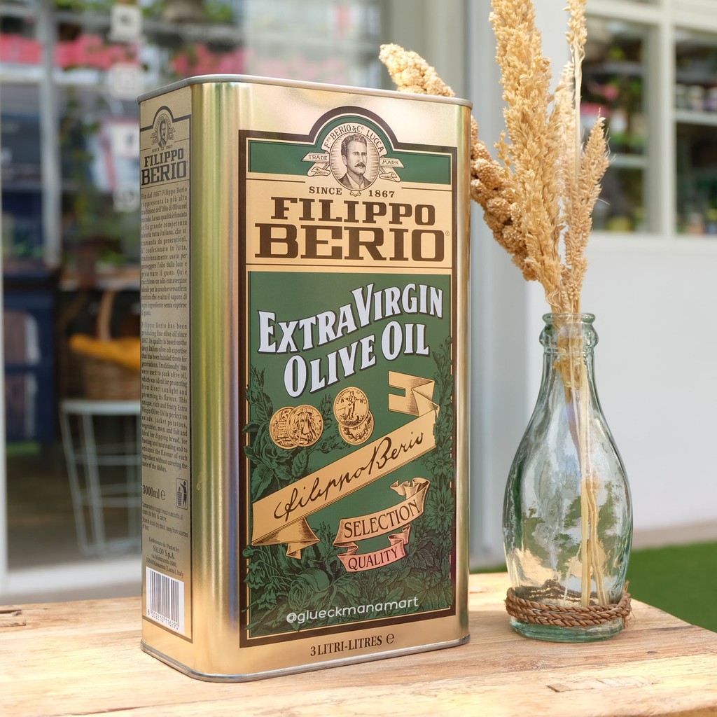 

Filippo Berio Extra Virgin Olive Oil / Minyak Zaitun 3 Liter