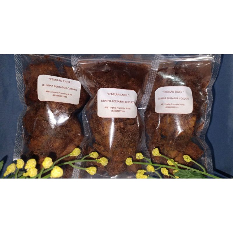 

lumpia bertabur coklat
