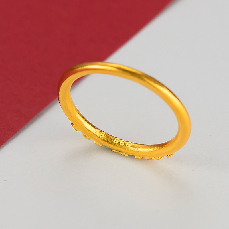 Cincin Lapis Emas Emas Asli Kadar 375 Desain Simple Ukuran 520 Untuk Pria Dan Wanita 1314