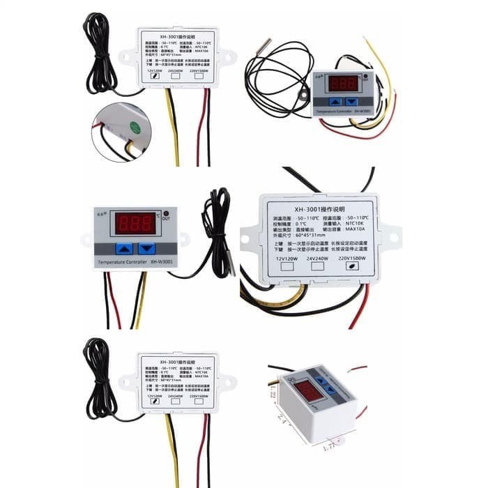 Termostat Digital AC 220v XH-W3001 / Thermostat Mesin Tetas Telur