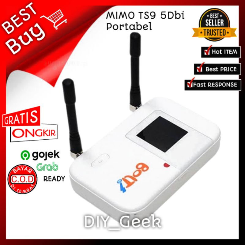 Antena MIMO TS9 5Dbi Mifi Modem Portabel