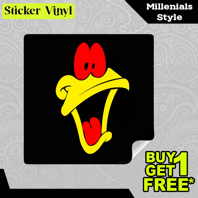 

Stiker Sticker Kartun Daffy Duck Bebek Lucu Gambar Unik Desain Keren dan Kekinian Aesthetic Bahan Vinyl Satuan Anti Air