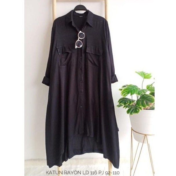 Tunik katun rayon ld 116 cm