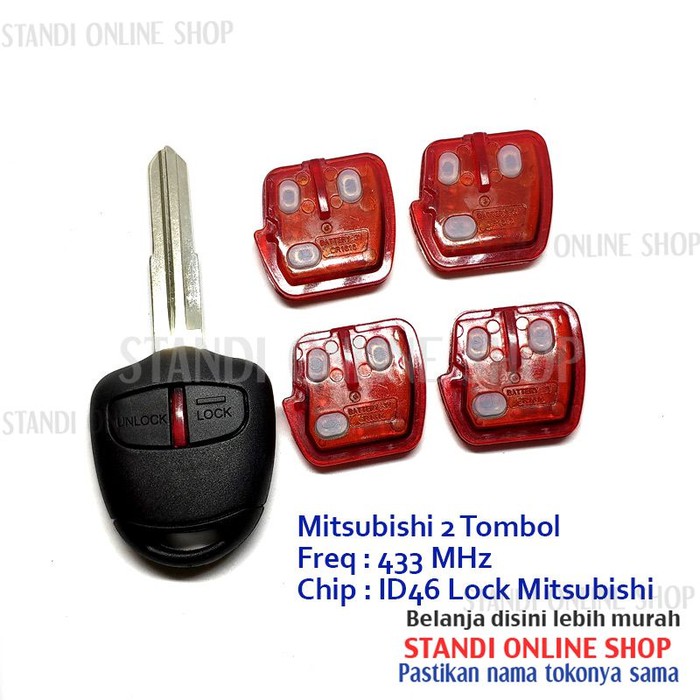 Kunci Remote Alarm Set Mitsubishi Mirage Outlander Triton