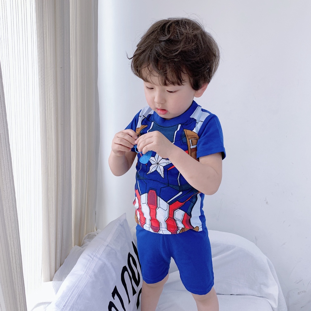 5-7Thn BAJU ANAK LAKI LAKI KEMEJA SUPERHERO SPIDERMAN MINIMALIS FASHION