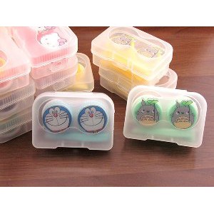 

hcl009 kotak softlens cartoon acrylic lense case