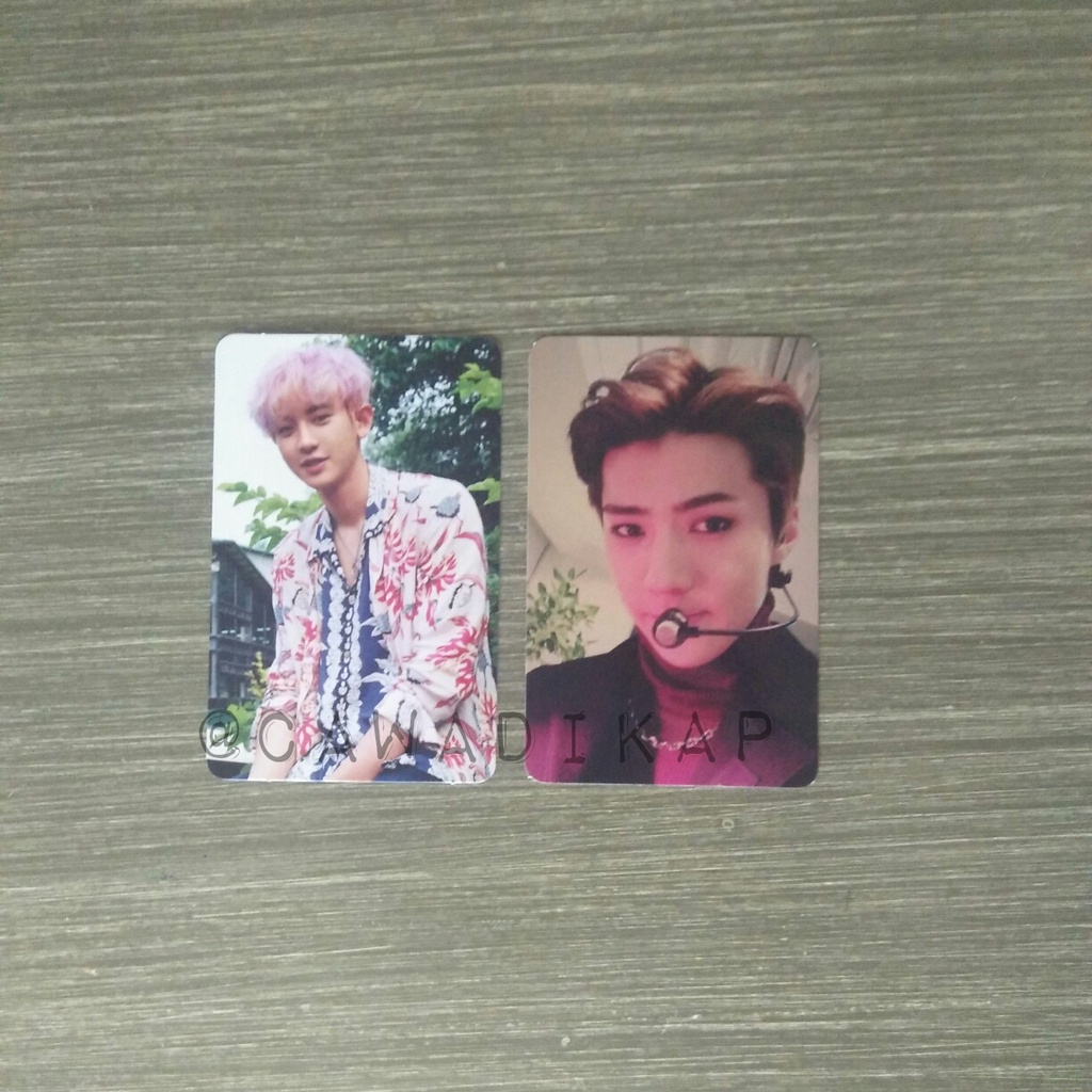 Photocard Chanyeol sehun kokobop sfy EXO kpop