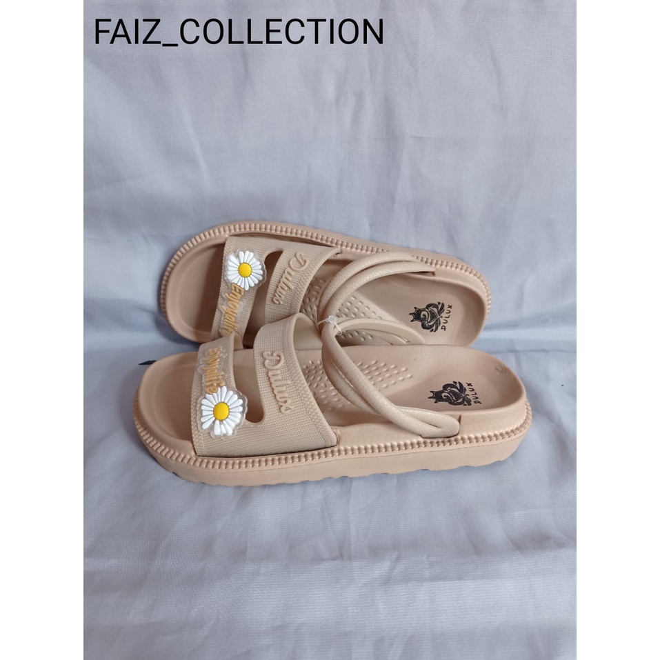 Sandal Jelly Selop Tali Wanita Dulux Tanggung Anak 323 C, Bahan Karet Terbaru Murah Meriah