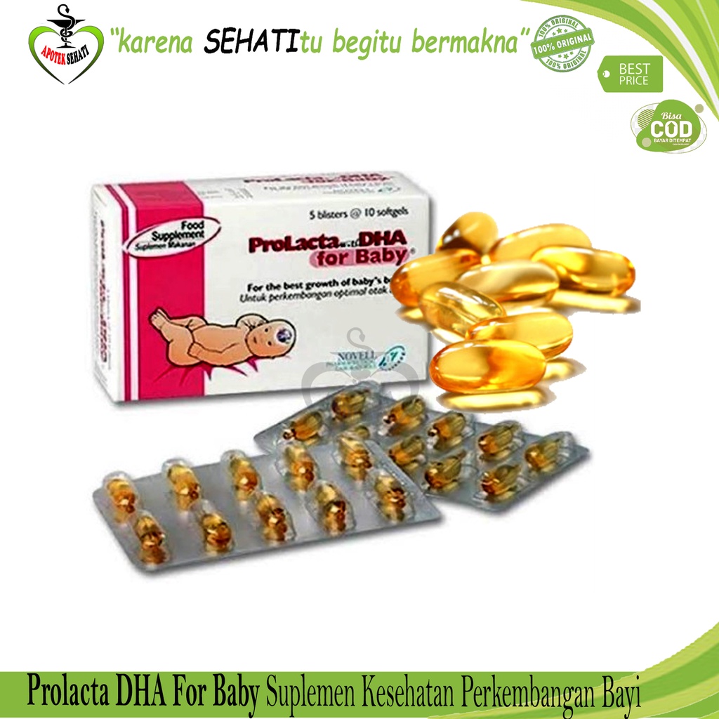 PROLACTA WITH DHA FOR BABY 1 BLISTER ISI 10 SOFTGELS