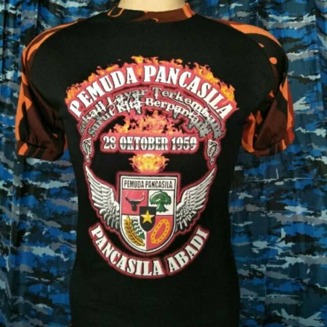 (Cod)Kaos Pemuda Pancasila Terbaru Kaos PP Loreng