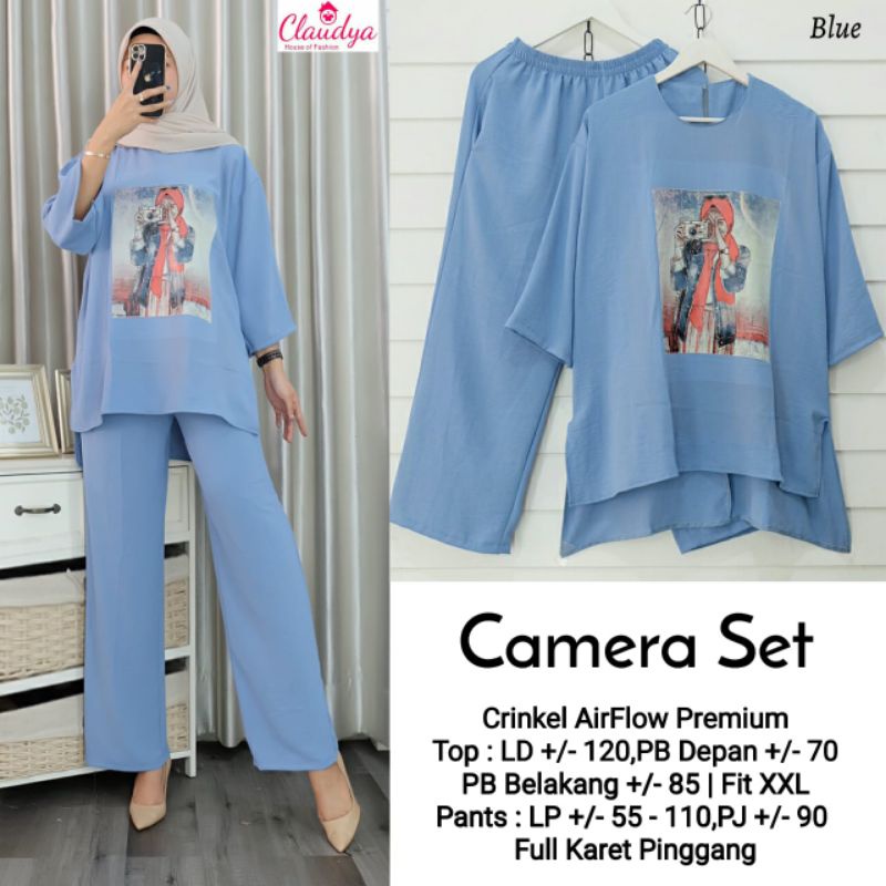 (NEW)SETELAN WANITA OOTD//CAMERA/PURRY /COCO/HARRA BY CLAUDYA