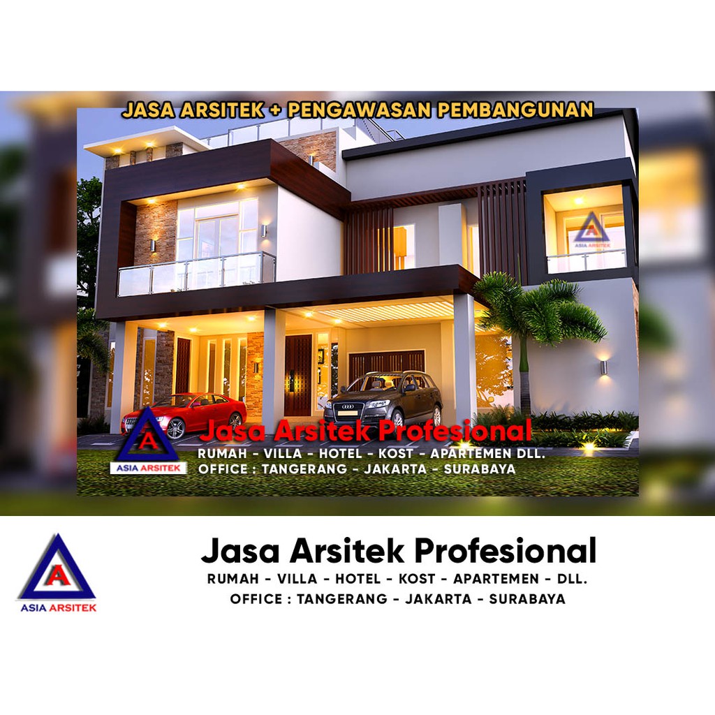 Jual Jasa Arsitek Tangerang Desain Rumah Minimalis Modern Di Gading Serpong Indonesia Shopee Indonesia