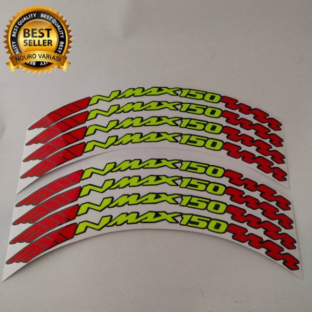  stiker  cutting lis velg roda YAMAHA NMAX  THAILAND  THAILOOK 