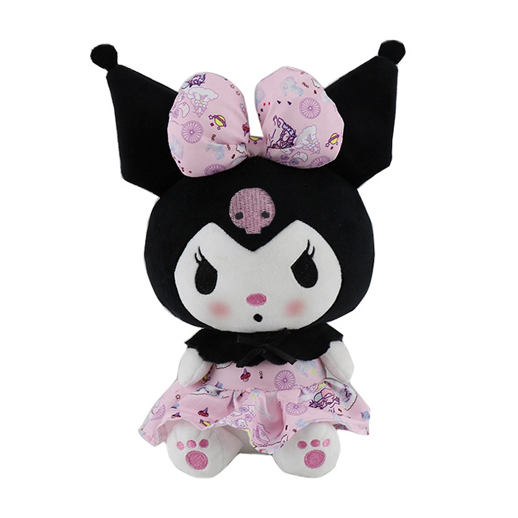 1pc Boneka Plush Kawali Lolita Melody Kuromied 25cm Untuk Hadiah Natal / Ulang Tahun