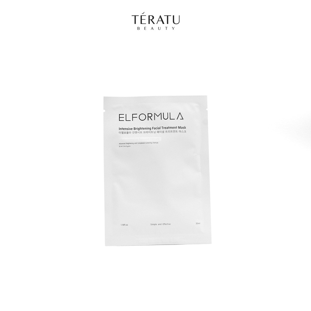 

Teratu Beauty x (Satuan) Elformula Intensive Brightening Facial Treatment Mask (Satuan)