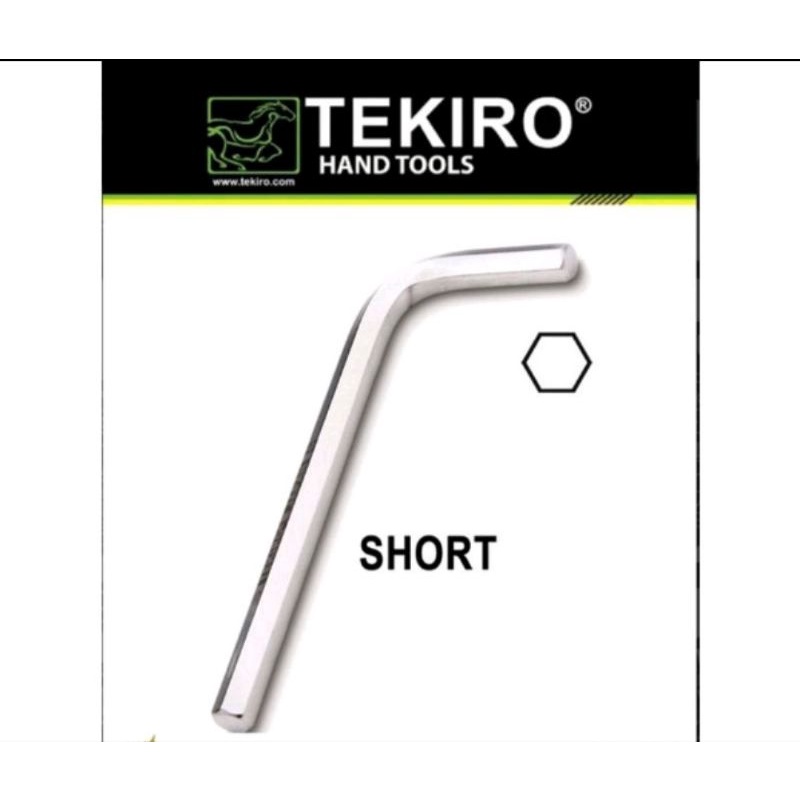 TEKIRO ECERAN Kunci L PENDEK 5MM Hex key short size 5MM ORIGINAL