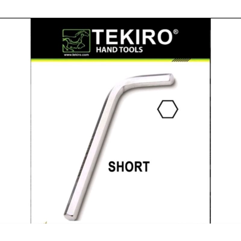 TEKIRO ECERAN Kunci L PENDEK 5MM Hex key short size 5MM ORIGINAL