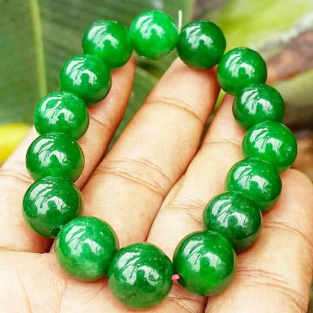 NATURAL GELANG BATU AKIK GIOK HIJAU